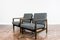 Mid-Century Black Armchairs by Zenon Bączyk, 1960s, Set of 2, Image 8