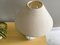 Rustikale portugiesische Tischlampe aus weißer Keramik Dove Bird, 1970er 11