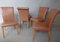 Vintage Italian Chairs in Leather, 2010s, Set of 4 2
