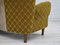 Vintage Danish Three-Seater Curved Sofa in Velour and Beech, 1960s, Image 11