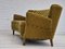 Vintage Danish Three-Seater Curved Sofa in Velour and Beech, 1960s, Image 10