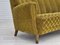 Vintage Danish Three-Seater Curved Sofa in Velour and Beech, 1960s, Image 8