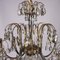 Brass and Crystal Chandelier 8