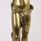 Skulptur aus vergoldeter Bronze mit Darstellung eines jungen Bogenschützen 6