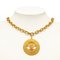 CC Round Pendant Necklace from Chanel 6