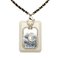 Kristallverzierte Halskette mit Kartenetui aus Harz von Chanel 1