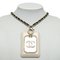 Kristallverzierte Halskette mit Kartenetui aus Harz von Chanel 7