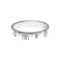 Happy Birthday White Gold Band Ring from Cartier 1