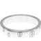 Happy Birthday White Gold Band Ring from Cartier 8