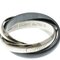 Trinity Ceramic Band Ring from Cartier 7