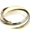 Trinity Pink Gold Band Ring from Cartier 7
