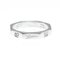 Octagonal Ring in White Gold from Gucci 5