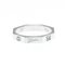 Octagonal Ring in White Gold from Gucci 5