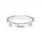 Octagonal Ring in White Gold from Gucci 3