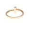 T One Narrow Diamond Ring in Pink Gold from Tiffany 4
