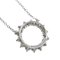 Kleine Circle Diamond Halskette aus Platin von Tiffany & Co. 4