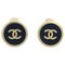 Orecchini a bottone neri di Chanel, set di 2, Immagine 1