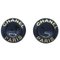 Black Button Earrings from Chanel, Set of 2, Image 1