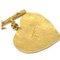 Herzförmige Brosche mit Pfeil und Bogen in Gold von Chanel 3