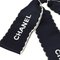 Marineblaue Brosche mit Schleife von Chanel 2