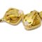 Goldfarbene Ohrringe mit Schleife von Chanel, 2 . Set 3