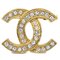 CC Brooch Pin with Rhinestone from Chanel 1