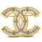 Broche CC con diamantes de imitación de Chanel, Imagen 1