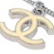 Silver Chain Necklace from Chanel 3