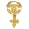 Kreuz Brosche in Gold von Chanel 1