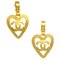 Dangle Heart Earrings from Chanel, Set of 2, Image 1