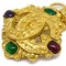 Filigree Gripoix Brooch in Gold from Chanel 2