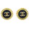 Black Button Earrings from Chanel, Set of 2 1