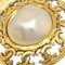 Aretes de perlas artificiales de botón dorado de Chanel. Juego de 2, Imagen 2