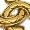 Gold Cc Brooch from Chanel 2