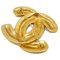 Gold Cc Brooch from Chanel 3