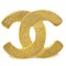 Gold Cc Brooch from Chanel 1