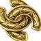 Gold CC Earrings from Chanel, Set of 2, Image 2