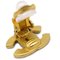 Goldene CC Ohrringe von Chanel, 2 . Set 4