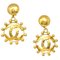 Gold Dangle Earrings from Chanel, Set of 2 1