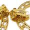 Gold Dangle Hoop Earrings from Chanel, Set of 2 3