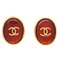 Oval Gripoix Earrings from Chanel, Set of 2 1