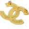 Gold CC Brooch from Chanel 3