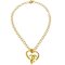 Gold Heart Chain Pendant from Chanel 1