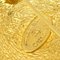 Goldene Medaillon Brosche von Chanel 4