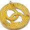 Goldene Medaillon Brosche von Chanel 3