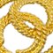 Gold Medallion Brooch from Chanel 2