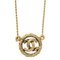 Goldene Medaillon Halskette von Chanel 1