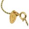 Goldene Medaillon Halskette von Chanel 4