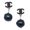 Black Dangle Earrings from Chanel, Set of 2 1
