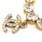 Goldfarbenes Kettenarmband mit Strasssteinen 96p 123479 von Chanel 3